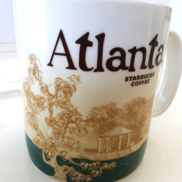 STARBUCKS ATLANTA GLOBAL ICON COLLECTION 2011 COFFEE CUP OZ 16 - Picture 2 of 5